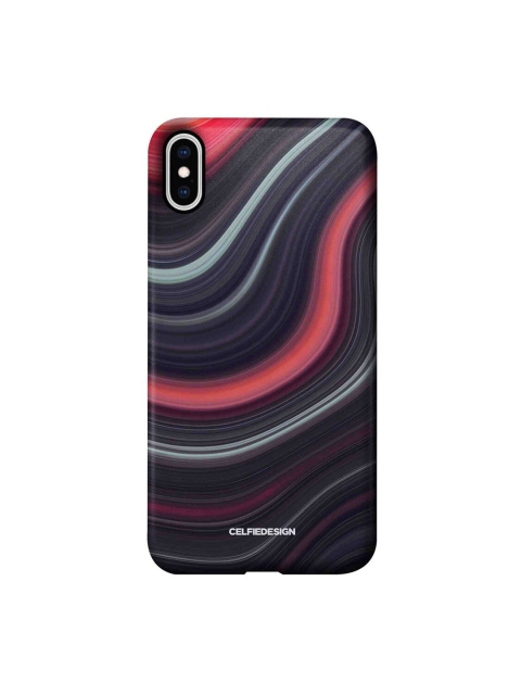 

CelfieDesign Multi-Coloured Liquid Funk iPhone XS Max Slim Back Case