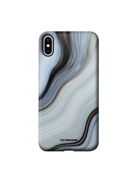 

CelfieDesign Multi-Coloured Liquid Funk White iPhone Xs Max Back Case