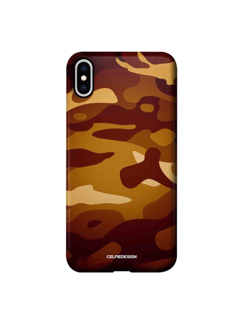 

CelfieDesign Brown Camo Saddle iPhone XS Max Slim Back Case