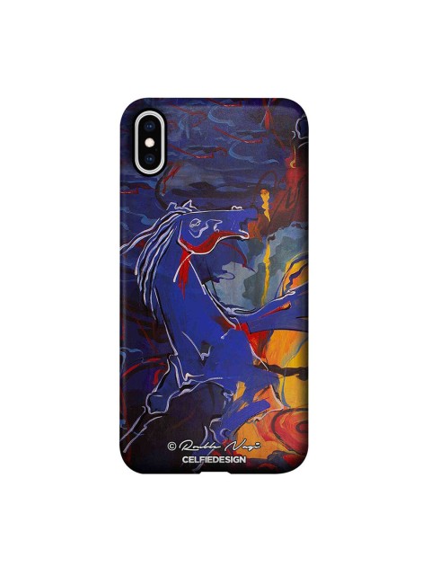 

CelfieDesign Blue & Red Young Idol iPhone Xs Max Slim Back Case