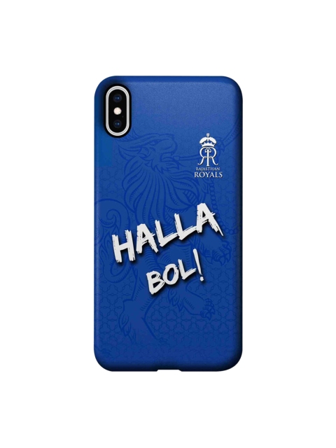 

CelfieDesign Blue Rajasthan Royals Halla Bol iPhone Xs Max Back Case