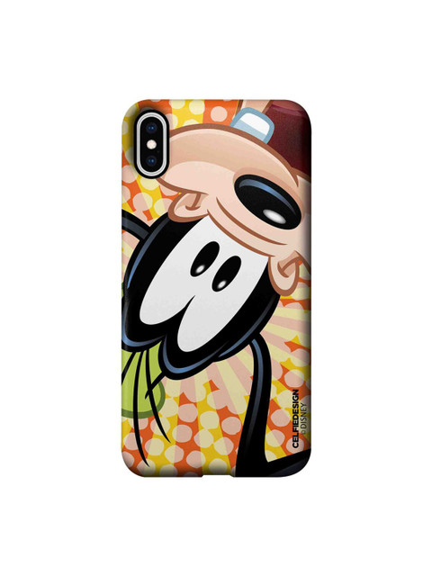 

CelfieDesign Multicoloured Goofy Upside Down iPhone XS Max Slim Back Case, Multi