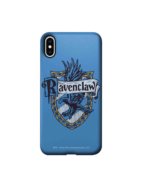 

CelfieDesign Blue & Black Printed Crest Ravenclaw iPhone XS Max Slim Back Case