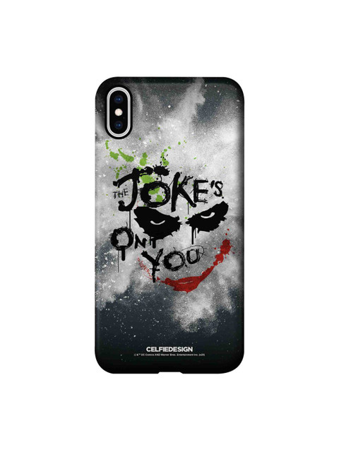 

CelfieDesign Black & White The Jokes on you iPhone XS Max Slim Back Case