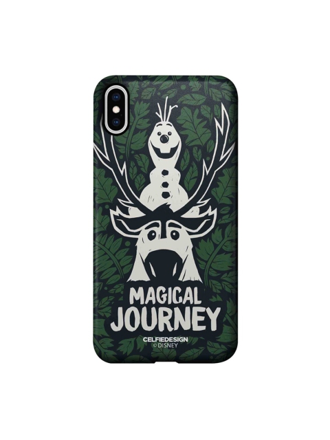 

CelfieDesign Green & Black Magical Journey Printed iPhone XS Max Slim Back Case