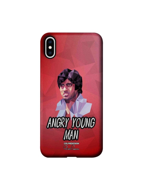 

CelfieDesign Multi-Coloured Printed AB Angry Young Man iPhone XS Max Slim Back Case