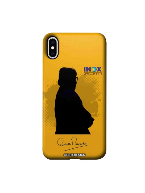 

CelfieDesign Yellow & Black InoxBB iPhone XS Max Slim Back Case