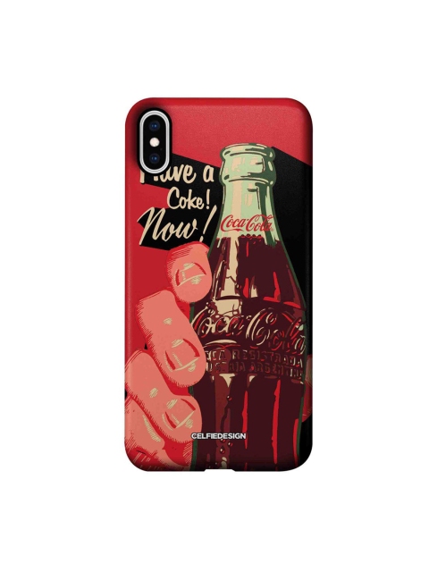 

CelfieDesign Red Have A Coke Now iPhone XS Max Slim Back Case