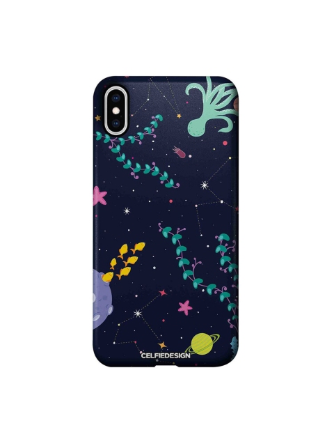 

CelfieDesign Blue & Purple Space Aquarium Printed iPhone XS Max Slim Back Case