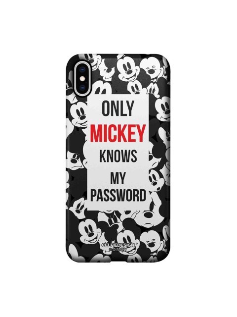 

CelfieDesign Black & White Mickey My Password iPhone XS Max Slim Back Case