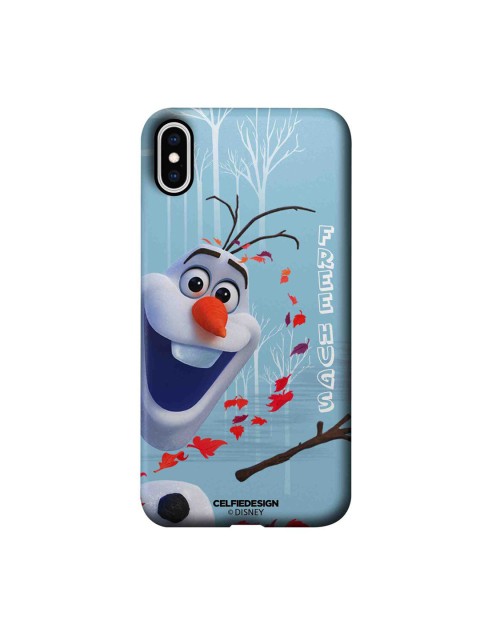 

CelfieDesign Blue & White Free Hugs Printed iPhone XS Max Slim Back Case