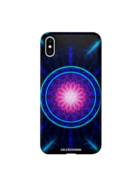 

CelfieDesign Black & Blue Trip Zone iPhone Xs Max Slim Back Case