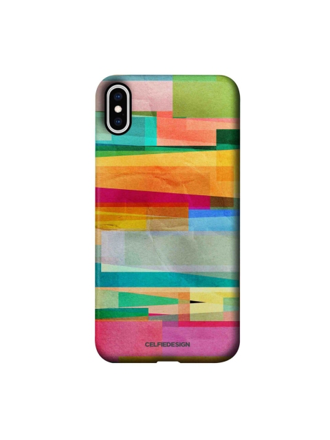 

CelfieDesign Green & Blue Abstract Fusion iPhone XS Max Slim Back Case