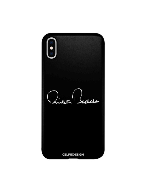 

CelfieDesign Black & White AB Signature iPhone XS Max Slim Back Case