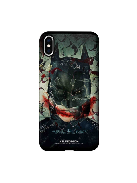 

CelfieDesign Green & Black Bat Joker iPhone XS max Slim Back Case