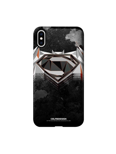 

CelfieDesign Black & White Men of Steel iPhone XS Max Slim Back Case