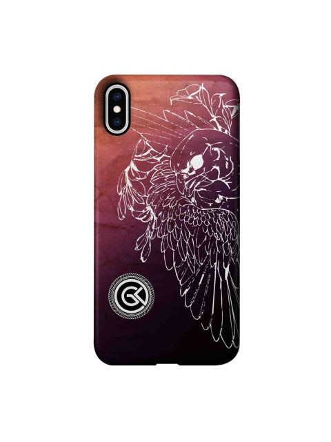 

CelfieDesign Multi-Coloured Eagle Stare iPhone XS Max Back Case