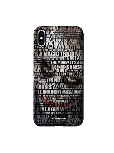 

CelfieDesign Black & White Joker Quotes iPhone XS Max Slim Back Case