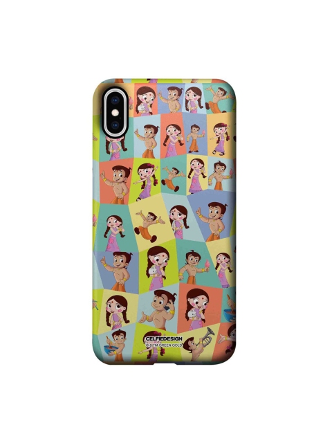 

CelfieDesign Purple & Blue Faces Of Bheem And Chutki iPhone XS Max Slim Back Case