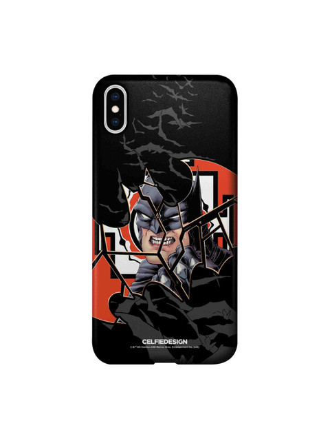 

CelfieDesignBlack & Red Angry Bat iPhone XS Max Slim Back Case, Black
