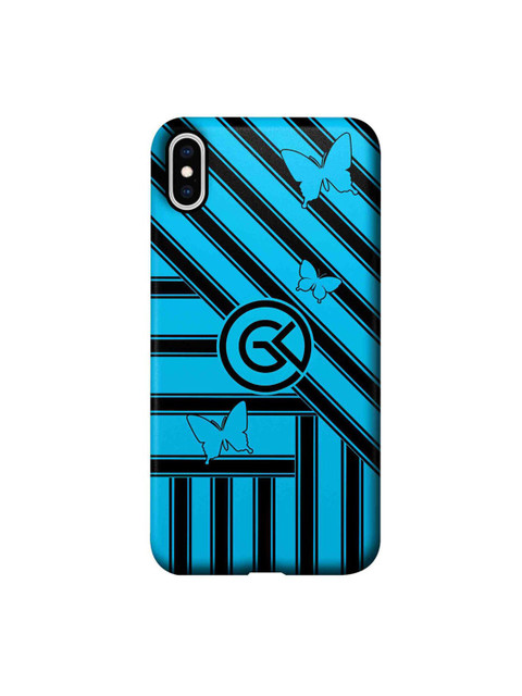 

CelfieDesign Black & Blue The Cycle iPhone XS Max Slim Back Case