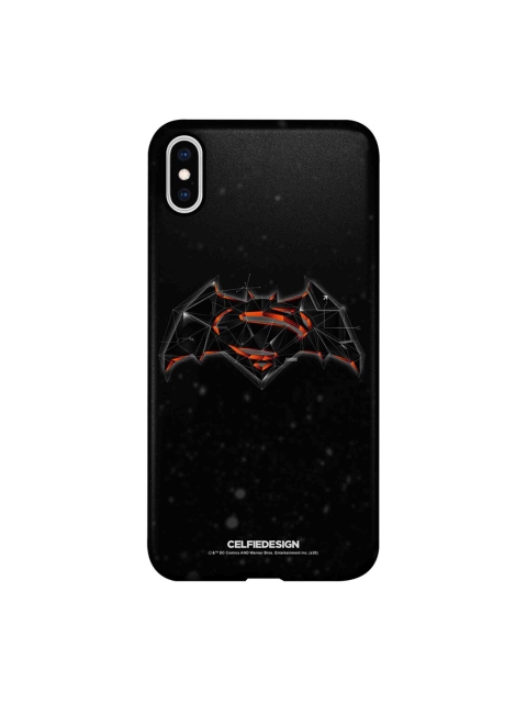 

CelfieDesign Black & Orange Bat Super Trace iPhone XS Max Slim Back Case