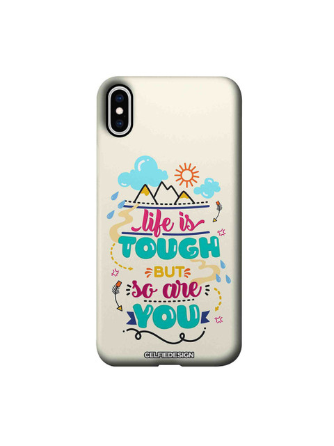 

CelfieDesign White & Green iPhone Xs Max Slim Back Case