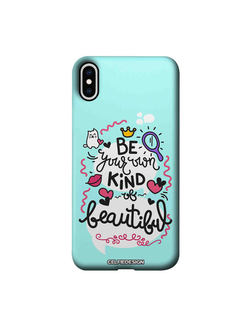 

CelfieDesign Blue Printed iPhone Xs Max Back Case