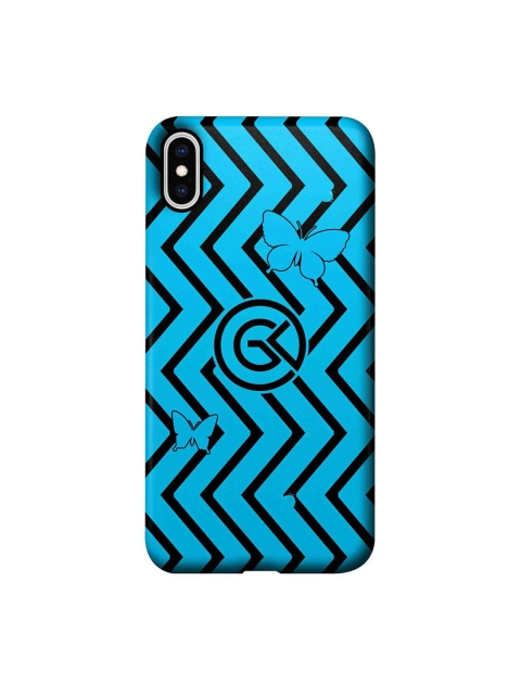 

CelfieDesign Blue & Black Bolt Blue iPhone XS Max Back Case