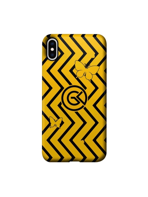 

CelfieDesign Yellow & Black Bolt iphone XS Max Slim Back Case
