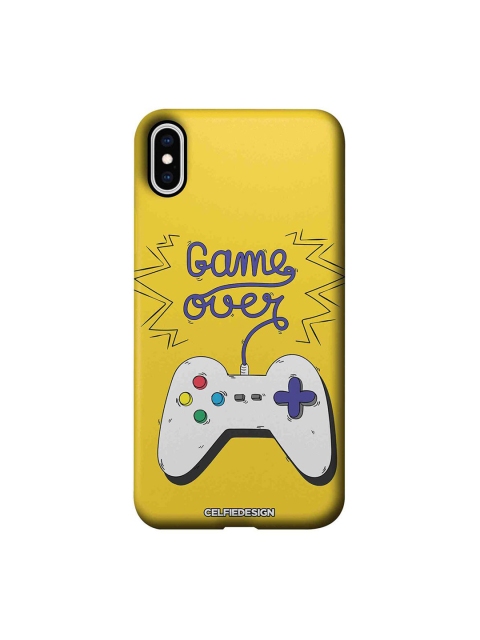 

CelfieDesign Yellow & White Game Over iPhone XS Max Slim Back Case