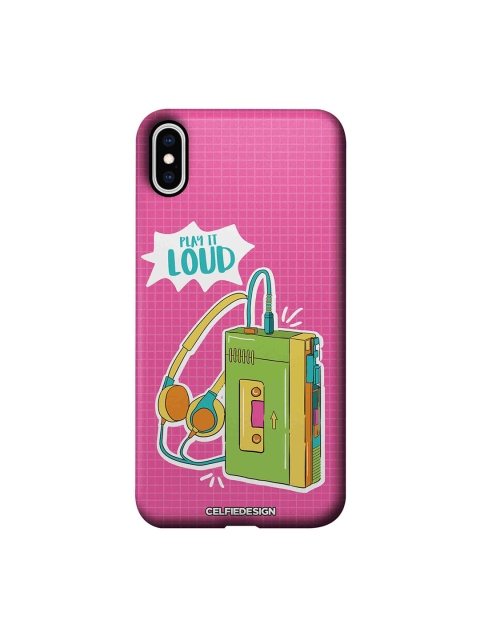 

CelfieDesign Pink & Green Walkman iPhone XS Max Slim Back Case