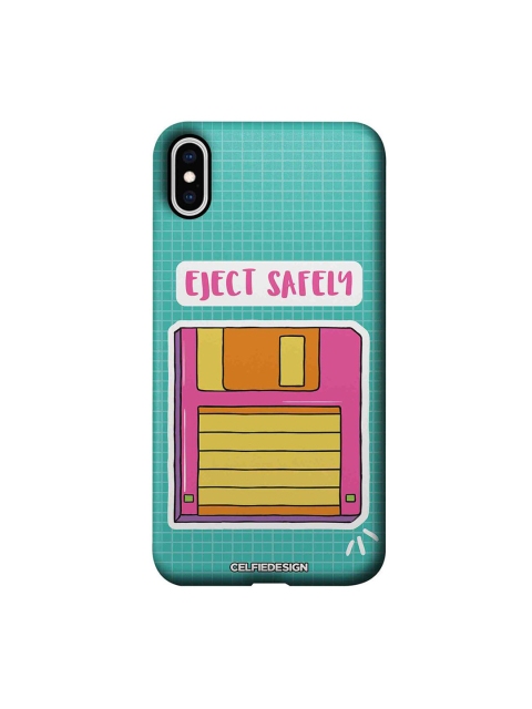 

CelfieDesign Green & Pink Floppy iPhone Xs Max Back Case