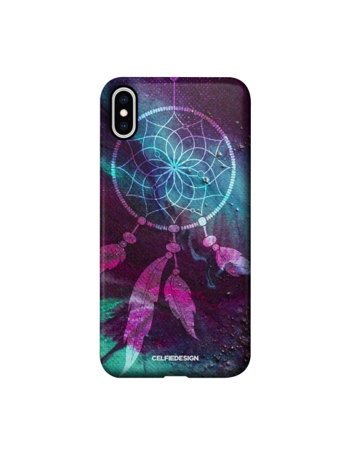

CelfieDesign Purple & Blue Dream Catcher iPhone XS Max Slim Back Case