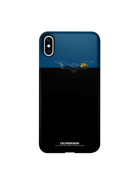 

CelfieDesign Black & Blue Batman iPhone Xs Max Slim Back Case