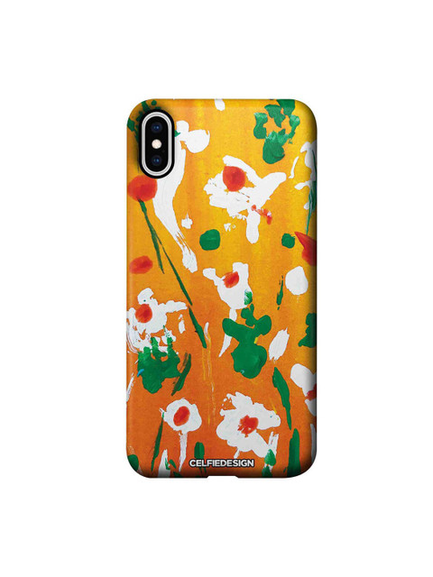 

CelfieDesign Yellow & White Blooming iPhone Xs Max Slim Back Case