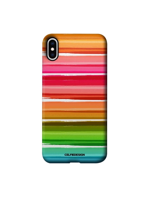 

CelfieDesign Pink & Yellow Colourful Brush Strokes iPhone XS Max Slim Back Case
