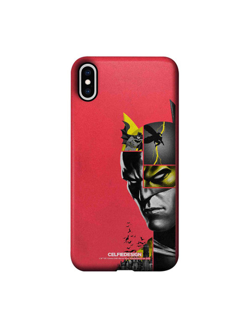 

CelfieDesign Red & Grey Bat Collage iPhone Xs Max Slim Back Case