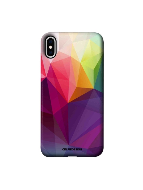 

CelfieDesign Pink & Green Crystal Art iPhone Xs Max Slim Back Case