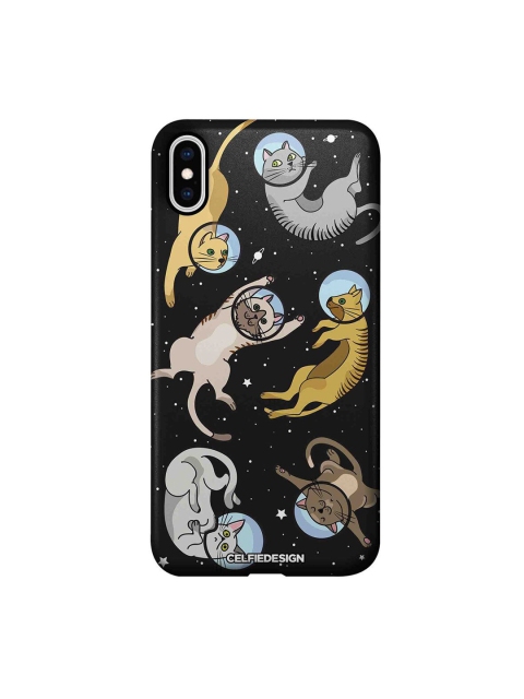 

CelfieDesign Black & Yellow Cat in Space iPhone Xs Max Back Case