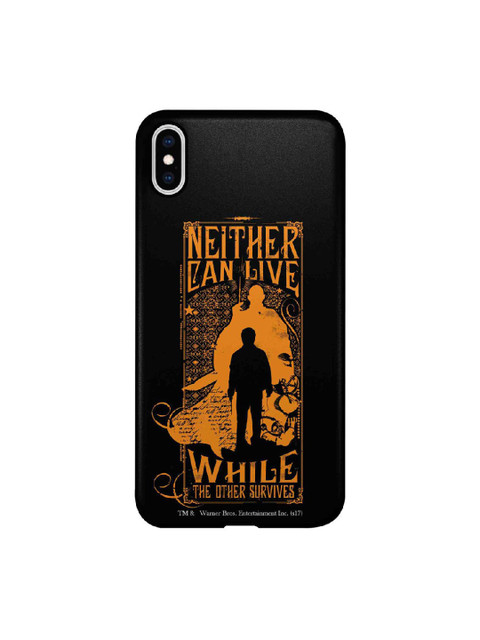 

CelfieDesign Black & Orange Harry Vs Voldemort iPhone XS Max Slim Back Case