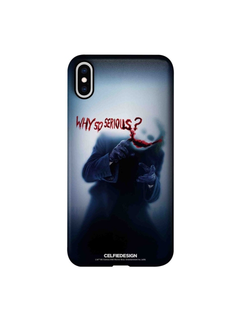 

CelfieDesign Blue & Red Why So Serious Printed iPhone Xs Max Back Case