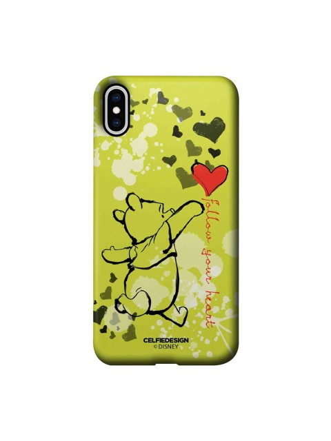 

CelfieDesign Yellow & Black Winnie The Pooh iPhone XS Max Slim Back Case
