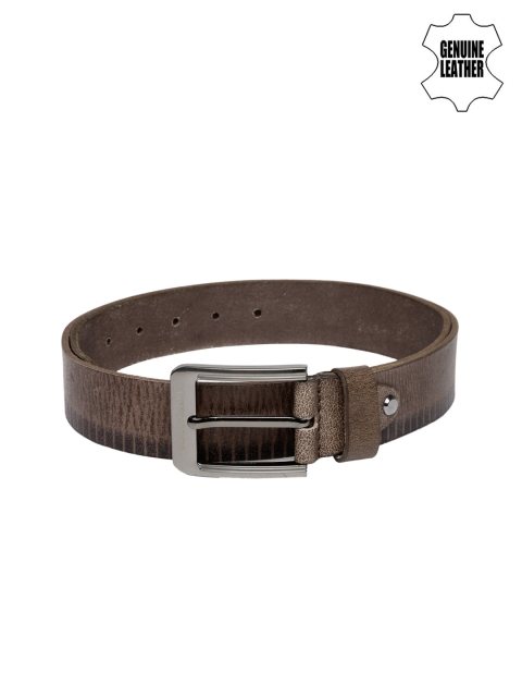 

Harvard Men Brown Textured Genuine Leather Belt