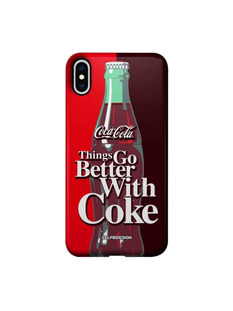 

CelfieDesign Red & White Go With Coke iPhone XS Max Slim Back Case
