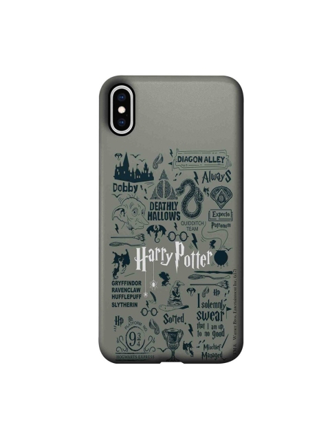 

CelfieDesign Green Harry Potter Infographic iPhone Xs Max Back Case