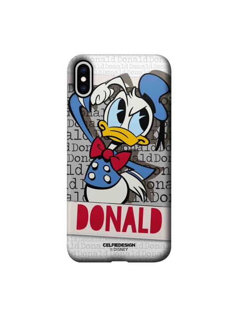 

CelfieDesign White & Blue Donald Duck iPhone XS Max Slim Back Case
