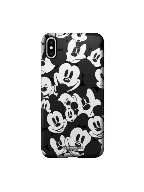 

CelfieDesign Black & White Mickey Smileys Printed iPhone Xs Max Slim Back Case