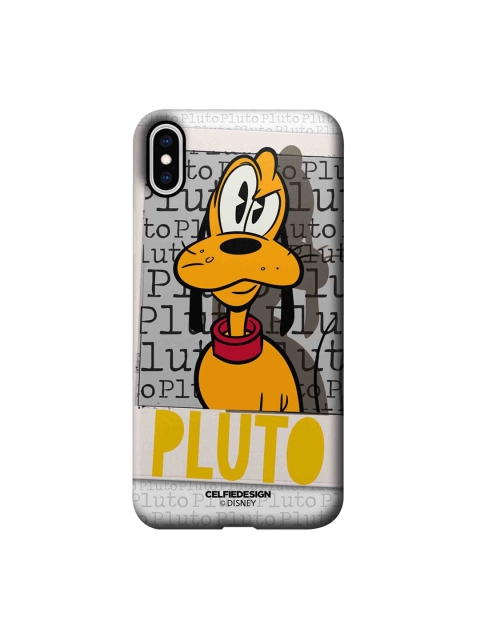 

CelfieDesign Grey & Yellow Hello Mr Pluto iPhone XS Max Slim Back Case