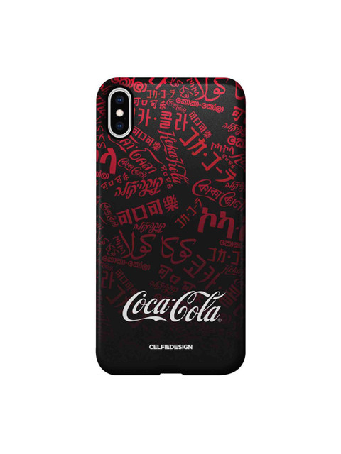 

CelfieDesign Black & Red I Speak Coke iPhone XS Max Slim Back Case